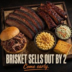Brisket sells out by 2 post
